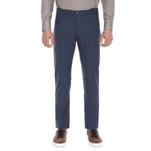 CANALI DARK BLUE Cotton classic 5-POCKET PANTS Italy made Sz 34 A004074